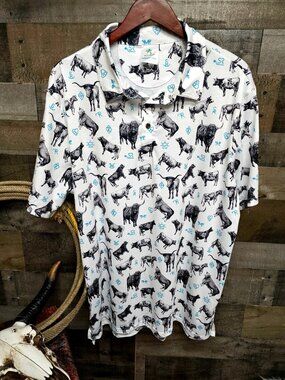 Cattle and Brands Men's Polo